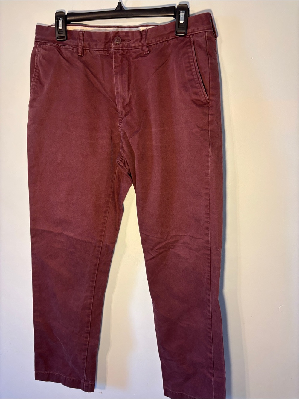 J. Crew Men's Maroon Chinos